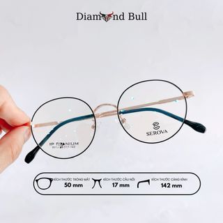 Mắt Kính Thời Trang Nam Nữ Diamond Bull Store Gọng Kính Kim Loại KL- 8011 giá sỉ - giá bán buôn