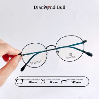 Mắt Kính Thời Trang Nam Nữ Diamond Bull Store Gọng Kính Kim Loại KL- 8011 giá sỉ - giá bán buôn