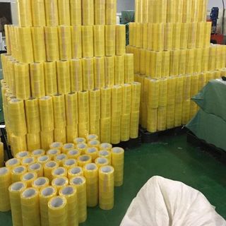 Băng dính Văn Mạnh giá xưởng 0,5kg lõi siêu mỏng. 1 cây 6 cuộn 3kg.