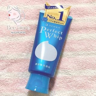 Sữa rửa mặt Senka Nhật bản Perfect Whip màu xanh