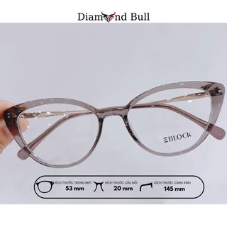 Mắt Kính Mắt Mèo Nam Nữ Diamond Bull Store Gọng Kính Nhựa Acetace N- 00285 giá sỉ - giá bán buôn