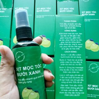 Xịt mọc tóc bưởi xanh