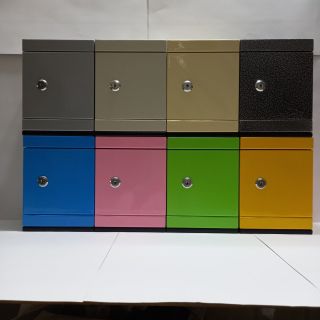 Két sắt mini khóa chìa sơn tĩnh điện bền đẹp để giấy tờ tiền bạc tư trang