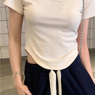 Áo thun nữ trơn dài đủ màu form babytee ôm gọn tôn dáng chất thun dày dặn vạt bầu tôn dáng sẵn sll