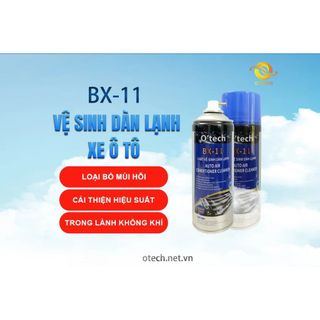 Vệ sinh máy lạnh ô tô Otech, khử mùi điều hòa ô tô BX-11, Auto Air Conditioner Cleaner