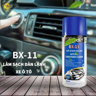 Vệ sinh máy lạnh ô tô Otech, khử mùi điều hòa ô tô BX-11, Auto Air Conditioner Cleaner