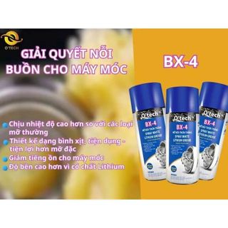 Mỡ bôi trơn bảo dưỡng chịu nhiệt Otech, mỡ bôi trơn trắng lithium chịu nhiệt BX-4, Lithium White Grease