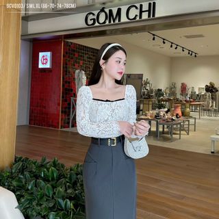 Chân Váy Công Sở Dáng Dài Basic Thanh Lịch, Kín Đáo, Tôn Dáng Kèm Đai GCV0103