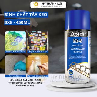 Xịt tẩy keo ron Otech, tẩy keo alu, keo silicon, tẩy sơn O’tech BX-8 Gasket Sealant Remover giá sỉ