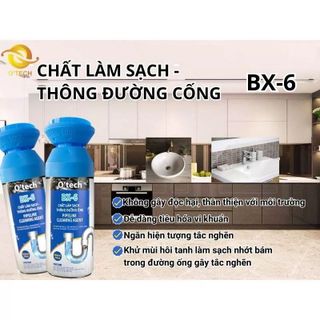 Thông đường ống Otech, bình xịt vệ sinh và chất làm sạch đường ống lavabo BX-6 Pipeline Cleaning Agent
