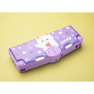 Hộp đựng bút học sinh đa năng nhiều ngăn, hộp đựng bút đầy đủ các dụng cụ học tập cần thiết, hộp bút REDEPCHAT68
