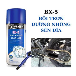 Bảo Dưỡng Sên Otech, Dầu Bôi Trơn chi tiết xe máy BX-5 Chain Lube