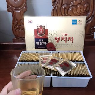 Trà Nấm Linh Chi Hàn Quốc Korea Lingshi Mushroom Tea 100 gói giá sỉ