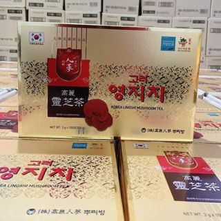 Trà Nấm Linh Chi Hàn Quốc Korea Lingshi Mushroom Tea 100 gói giá sỉ