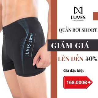Quần bơi ngắn nam Luves , quần bơi dáng boxer