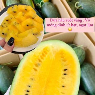 Dưa hấu ruột vàng tươi sạch