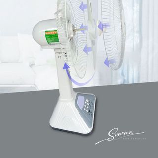 Quạt sạc Sowun 18W chạy liên tục 6-12 tiếng SW807