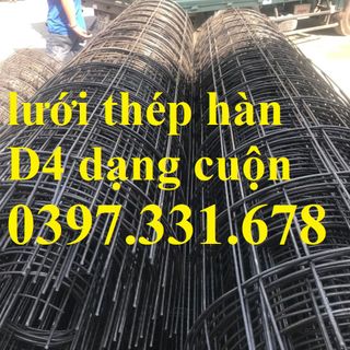 Lưới sắt đổ bê tông, Lưới thép hàn đổ bê tông D4 A(200); Lưới thép hàn ô vuông