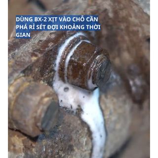 Phá gỉ sét Otech BX-2, bôi trơn chi tiết, bình xịt chống gỉ, phá sét và bôi trơn BX2