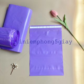 [1Kg–Siêu Dày-Màu Tím] Túi gói hàng niêm phong tự dính - túi đóng hàng chuyển phát nhanh có sẵn keo dính – 5 GIÂY