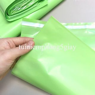 [1Kg–Xanh Lá-Đủ size] Túi gói hàng niêm phong tự dính - túi đóng hàng chuyển phát nhanh có sẵn keo dính – 5 GIÂY