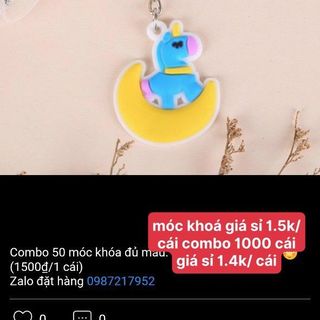 Móc khóa nhựa