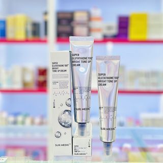 Kem Dưỡng Super Glutathione 100 Bright Tone Up Cream Giúp Nâng Tông Trắng Da 40ml