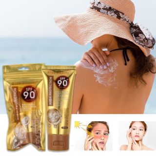 Spf90 + Kem Chống Nắng Bảo Vệ Cao UV Plus 60ml Kem Chống Nắng Da Mặt Dưỡng Da B7K1