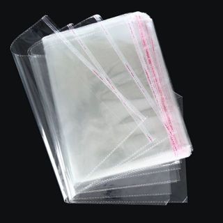 1 Kg Túi Nilon Keo Dán Miệng OPP Trong Suốt, Bọc Kiếng, Đóng Gói, Đựng Phụ Kiện, Quần Áo – 5 Giây
