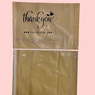(1 Kg)Túi gói hàng niêm phong in sẵn chữ thank you loại dày đủ màu đủ size (MSP02) - 5 giây