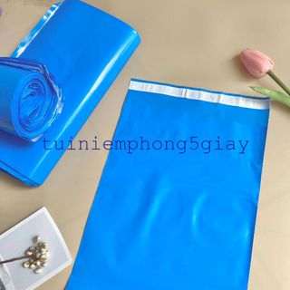 [1Kg–Siêu Dày-Màu Xanh Dương] Túi gói hàng niêm phong tự dính - túi đóng hàng chuyển phát nhanh có sẵn keo dính – 5 GIÂY