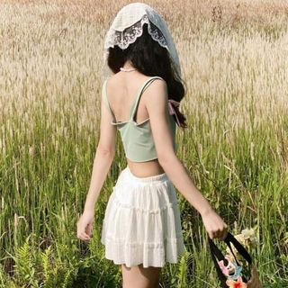 CHÂN VÁY XỐP TẦNG CÓ QUẦN TRONG MÃ CV87 - LÊ PHƯƠNG BOUTIQUE