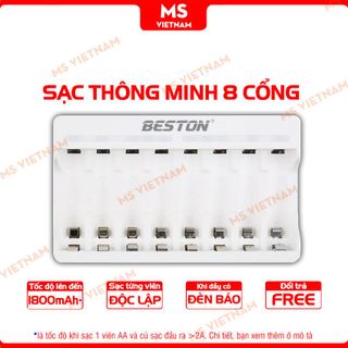 Pin Sạc AA - AAA Beston - Chính Hãng - Dung Lượng Cao, Sạc Hơn 1500 vòng, Đa Năng, An Toàn - BH 1 đổi 1 - MS Vietnam