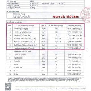 Đạm Cá Amino Hữu Cơ Nhật Bản