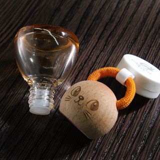 Bộ Chai Lọ màu Khoá Treo Oto mèo cười KHẮC LOGO THEO YÊU CẦU 8ml , mẫu mã sang trọng , lạ mắt