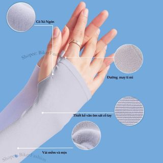 Ống Tay Chống Nắng, Găng Tay Chống Nắng Hàn Quốc Let's slim xỏ ngón ( được chọn màu)