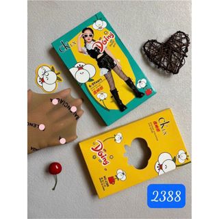 Quần tất trẻ em 3D lưới in chữ siêu dai thời trang