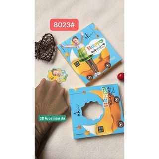 Quần tất trẻ em 3D lưới in chữ siêu dai thời trang
