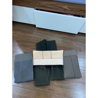Quần Tất 3D Bigsize Lót Lông Siêu Ấm Siêu Dai Cho Người Béo 3 Màu Đen, Cát Cháy, Khói