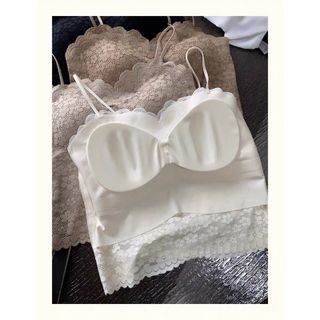 Áo Bra Nữ 2 Dây Ren Hoa Kèm Mút Ngực Dây Vai Điều Chỉnh