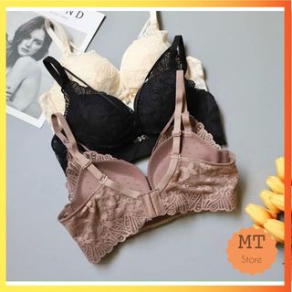 Áo Lót Ren Nâng Ngực Không Gọng Siêu Ôm Nâng Đẩy Tạo Khe Cao Cấp 2235