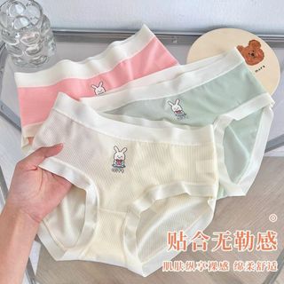 Hộp 6 Quần Lót Nữ Thỏ Xinh Xắn Chất Liệu Su Tăm Co Giãn