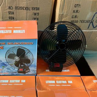 Quạt tích điện Minifan sắt pin bền siêu mạnh.