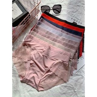 SET 5 QUẦN LÓT COTTON-PHỐI REN CẠP CAO GEN BỤNG KHÁNG KHUẨN 8889