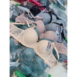 Áo lót có gọng đệm mỏng quả to bản to size lớn, áo ngực nữ Ren bản to ngoại cỡ bigsize cho người béo 2417