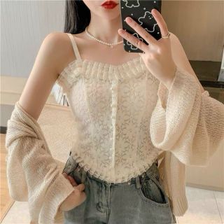 Áo Dây Bra Ren Baby Phối Hoa Nổi Cao Cấp Chỉnh Dây Quai Khuy Ngọc