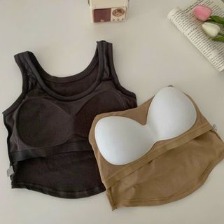 Áo Bra Nữ 3 Lỗ Fun Off Dáng Lửng Croptop Vạt Yếm Có Đệm Ngực Trend Mới 172