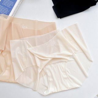 Set 3 quần lót nữ su thạch không viền su thạch băng tàng hình với túi xinh xắn tiện lợi đi du lịch