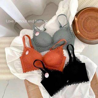 Áo lót ngực nữ pha ren đệm vừa nâng ngực nhẹ nhàng, bản lưng su to rộng không hằn ms 1516