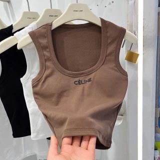 Áo Ba Lỗ Bản To Crotop CL Chất Cotton Mềm Mịn Ôm Gọn Tôn Dáng
